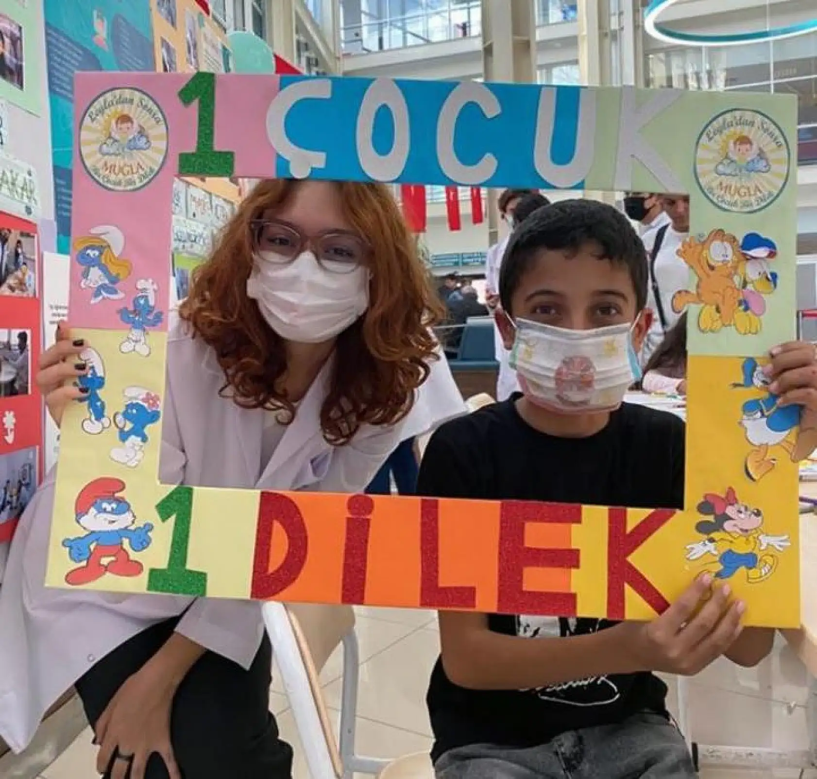 Lösemili çocukların mutluluğu için etkinlik