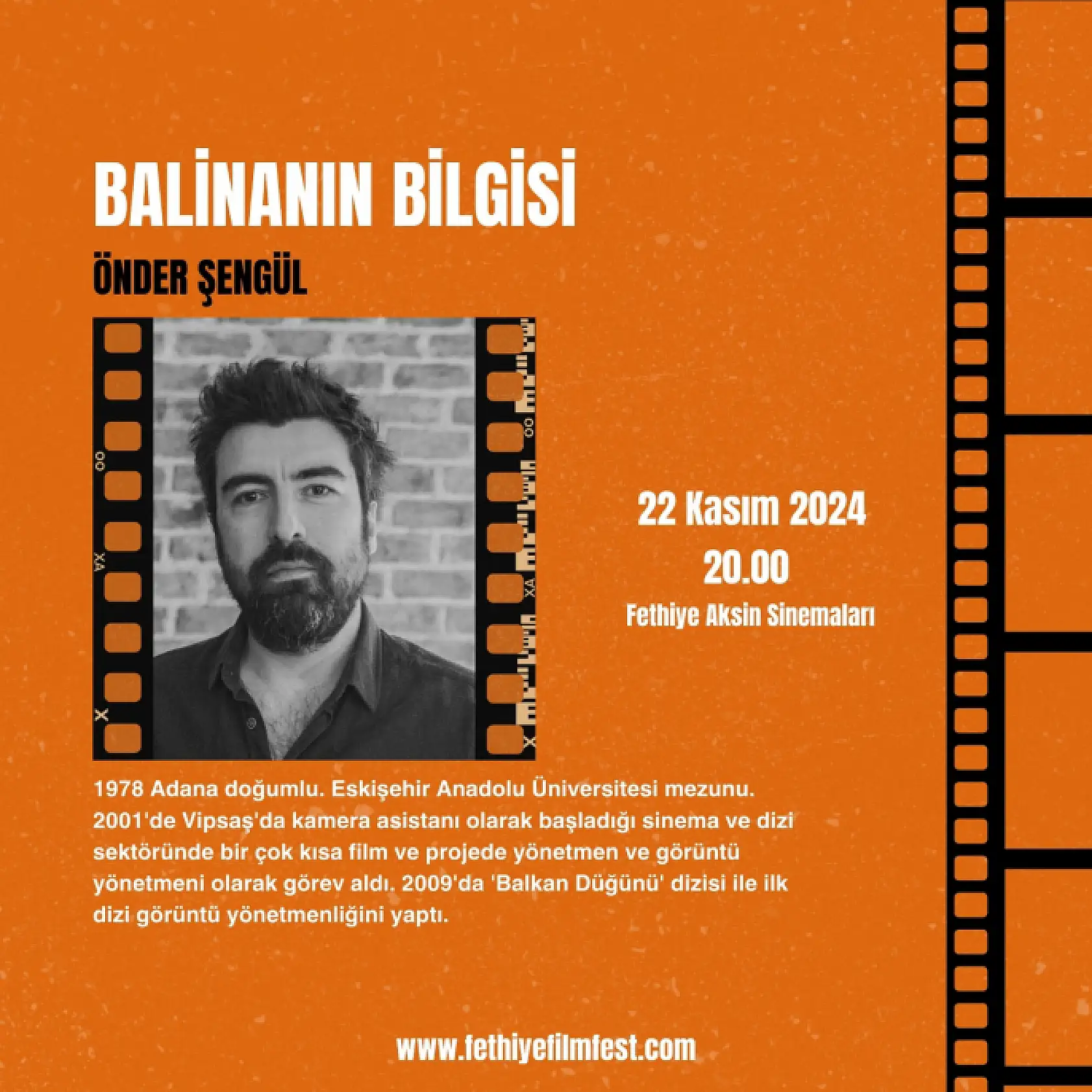 2. Fethiye Film Festivali Festival Programı ve Gösterim Seçkisi