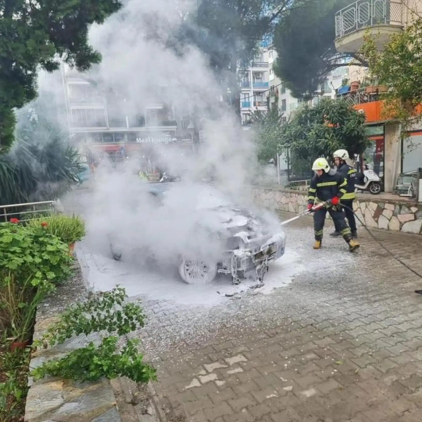 İtfaiyenin hızlı müdahalesi faciayı önledi
