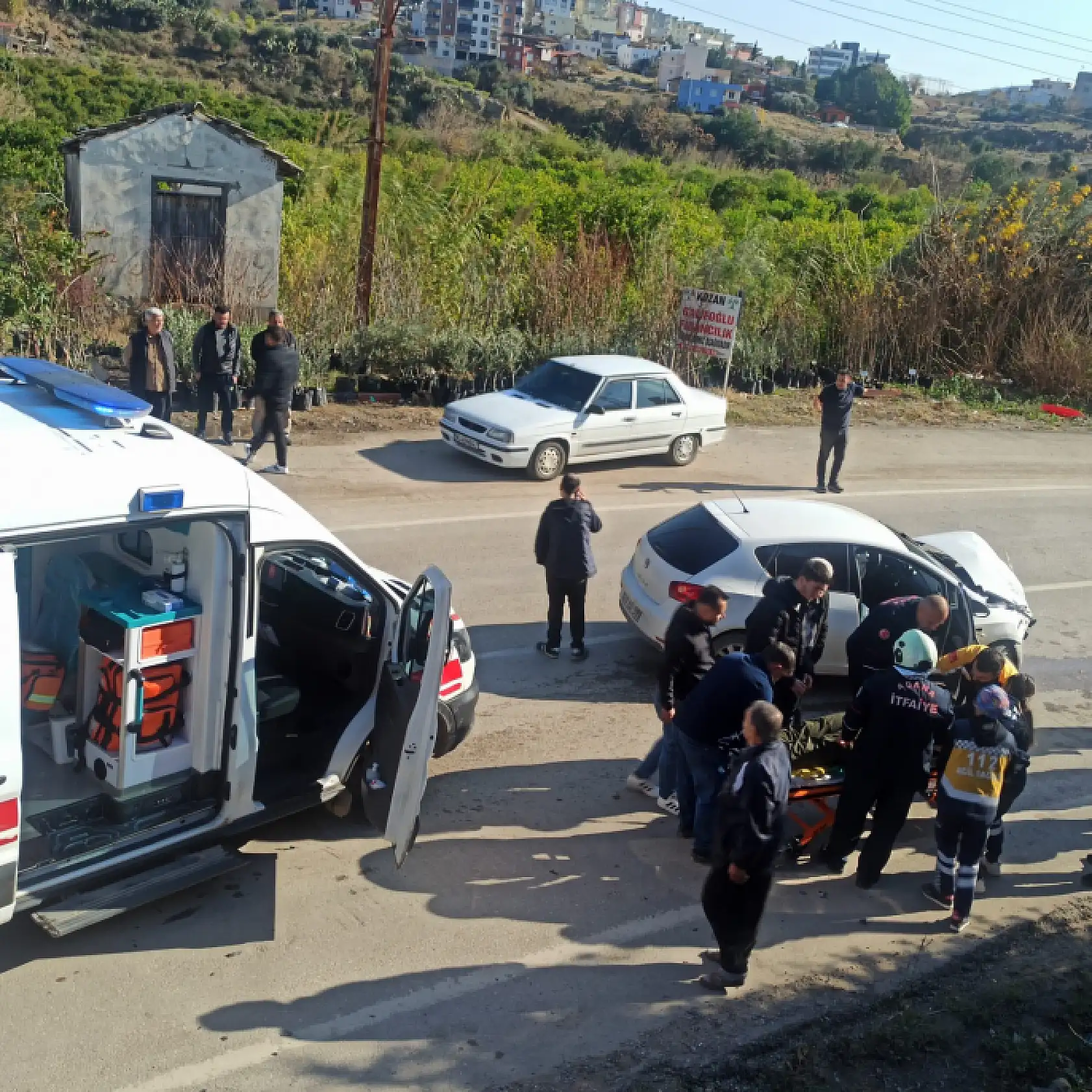 Feci trafik kazası: 2 yaralı