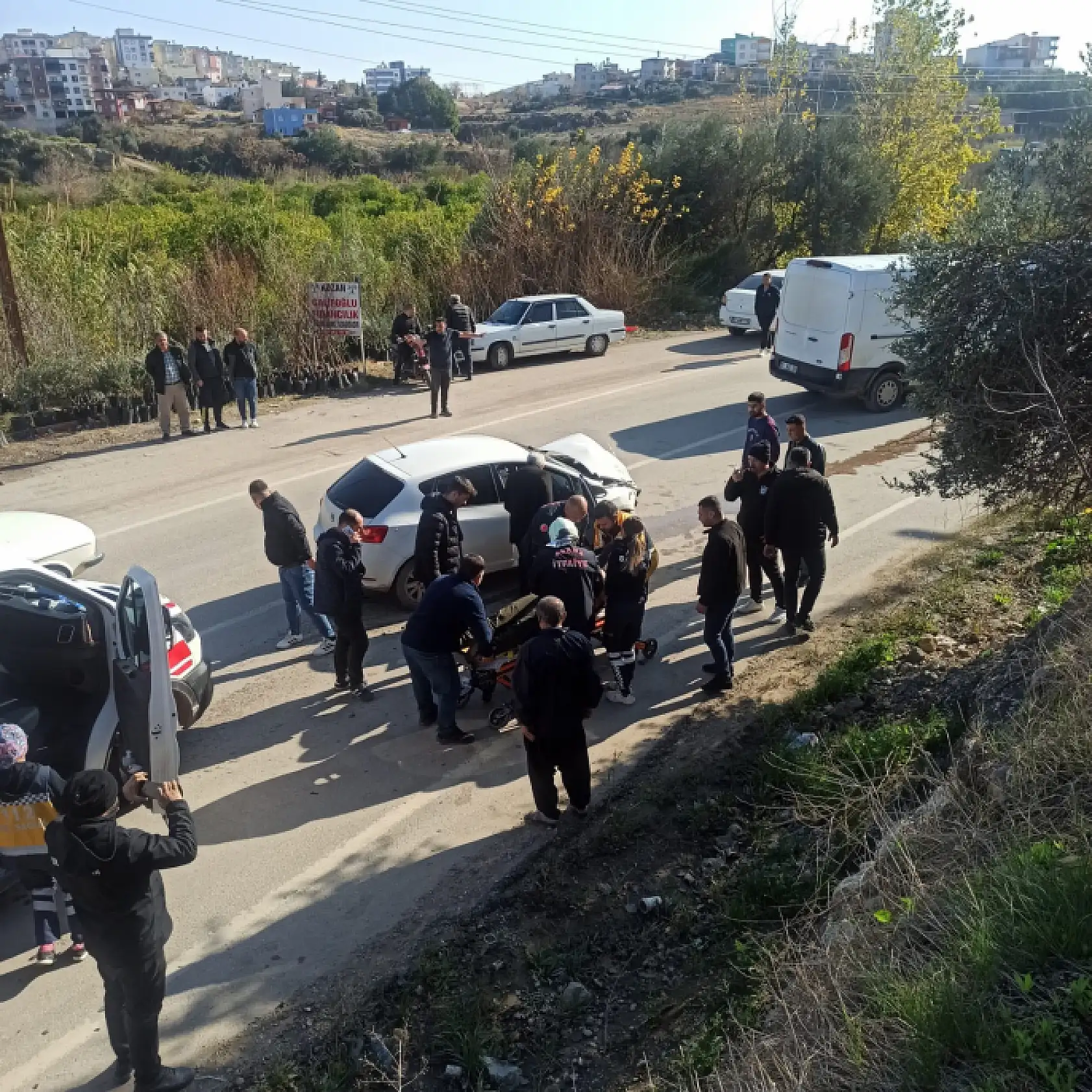 Feci trafik kazası: 2 yaralı