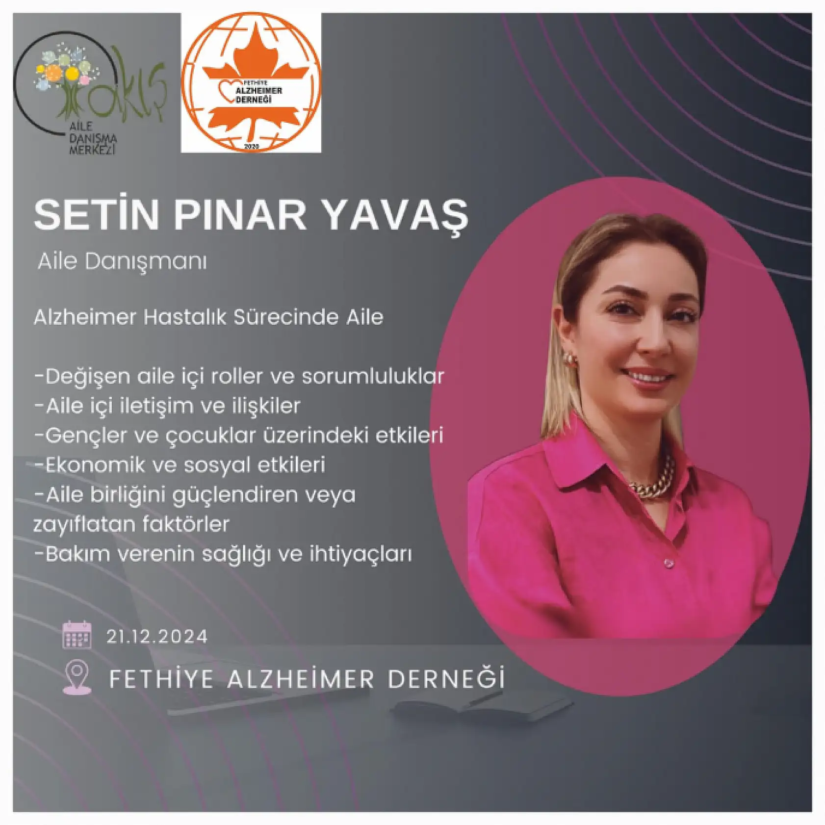 Fethiye'de Alzheimer Hastalığı ve Aileye Yoğunlaşan Seminer
