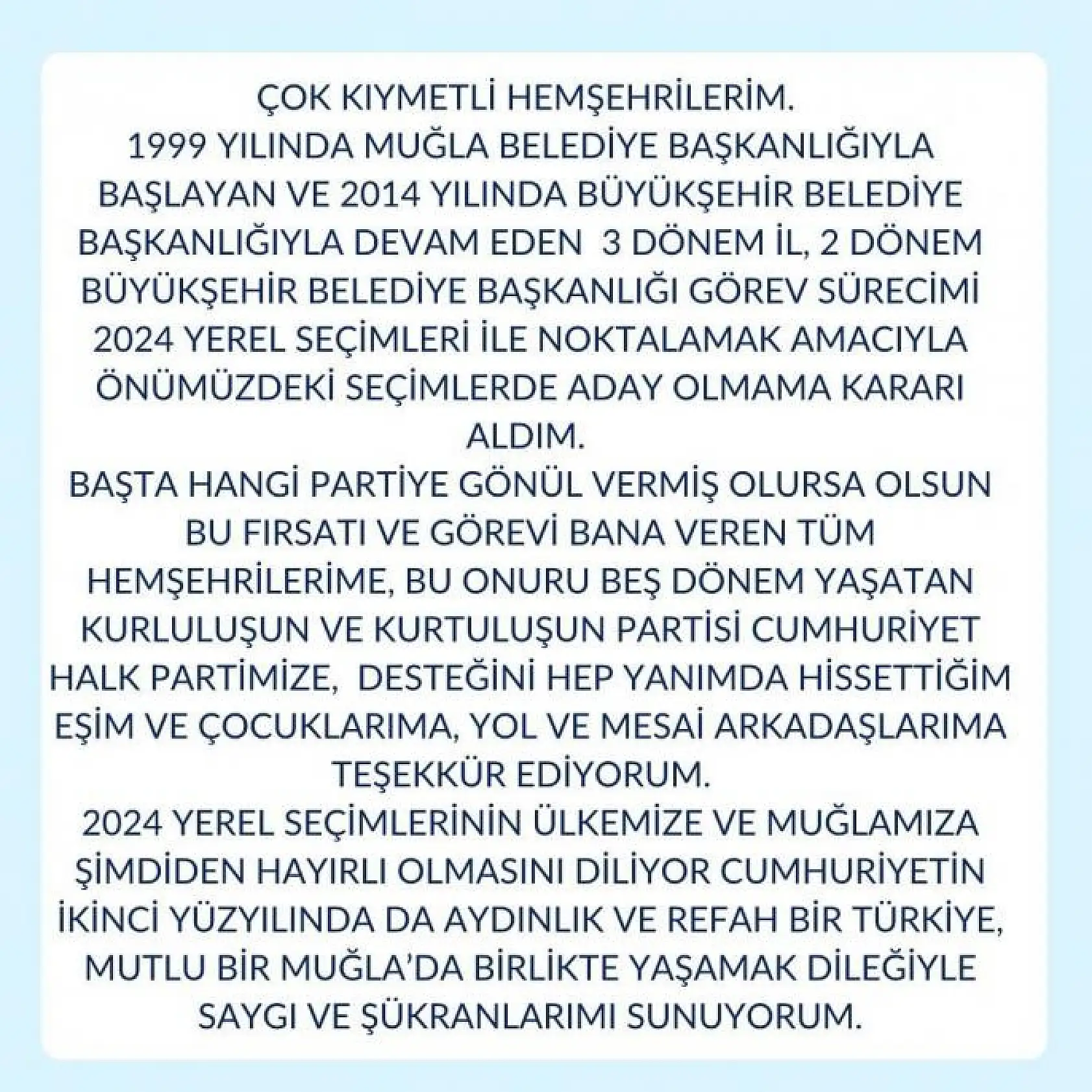 SON DAKİKA: Osman Gürün Aday Olmayacağını Açıkladı!