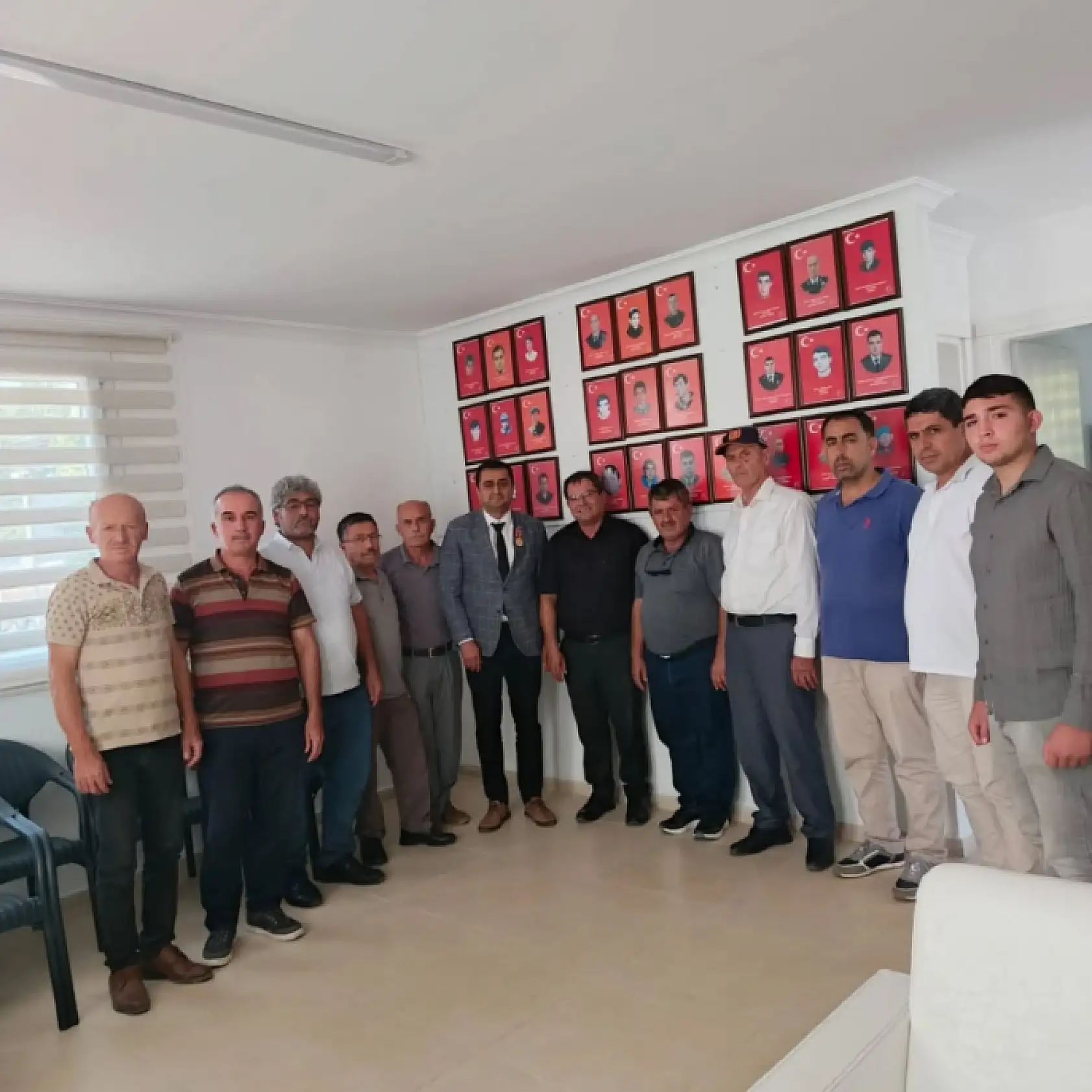 MHP İlçe Başkanı Mehmet Arıç Şehit Aileleriyle Buluştu