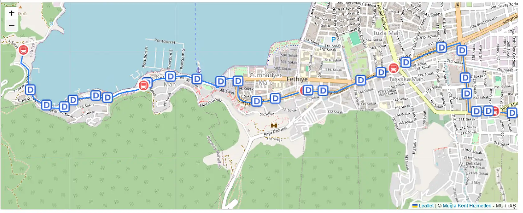 MUTTAŞ ile Fethiye'de Dolmuşunuz Nerede Öğrenin!