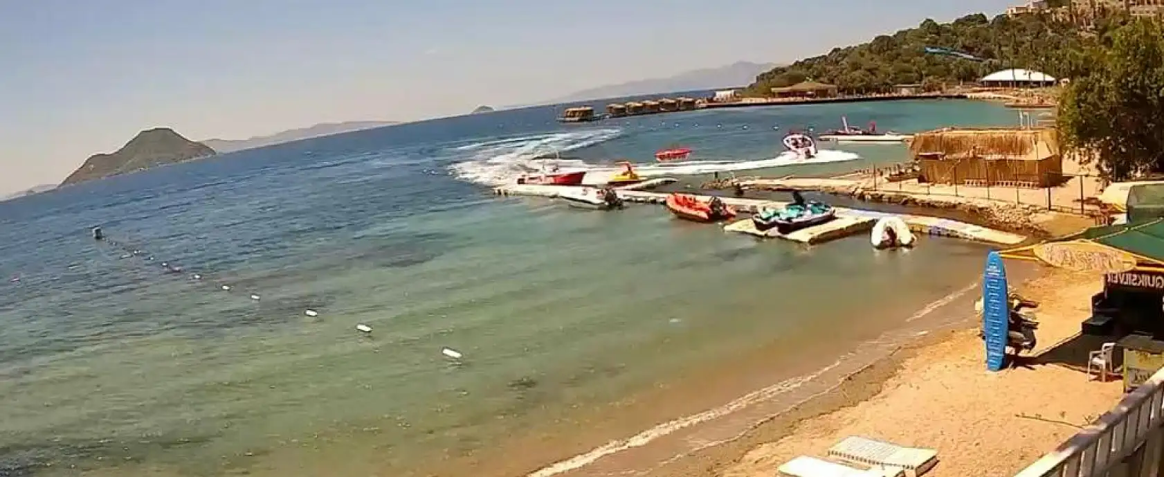 Bodrum'da su sporu kazası: Deniz yatağı, sürat teknesine çarptı, 3 turist yaralı