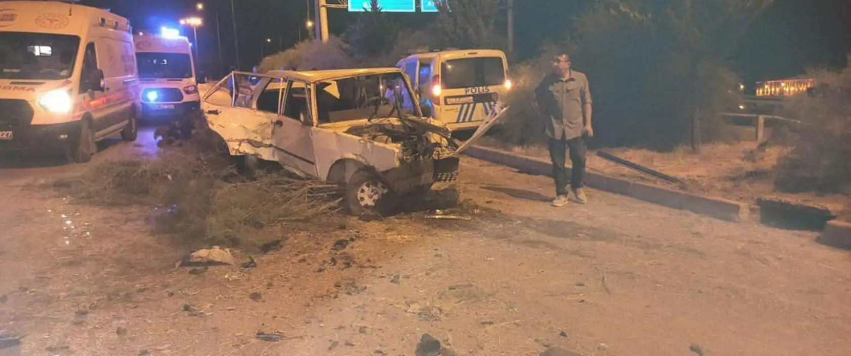 Alkollü sürücü Burdur'u savaş alanına çevirdi: 3'ü polis 10 yaralı