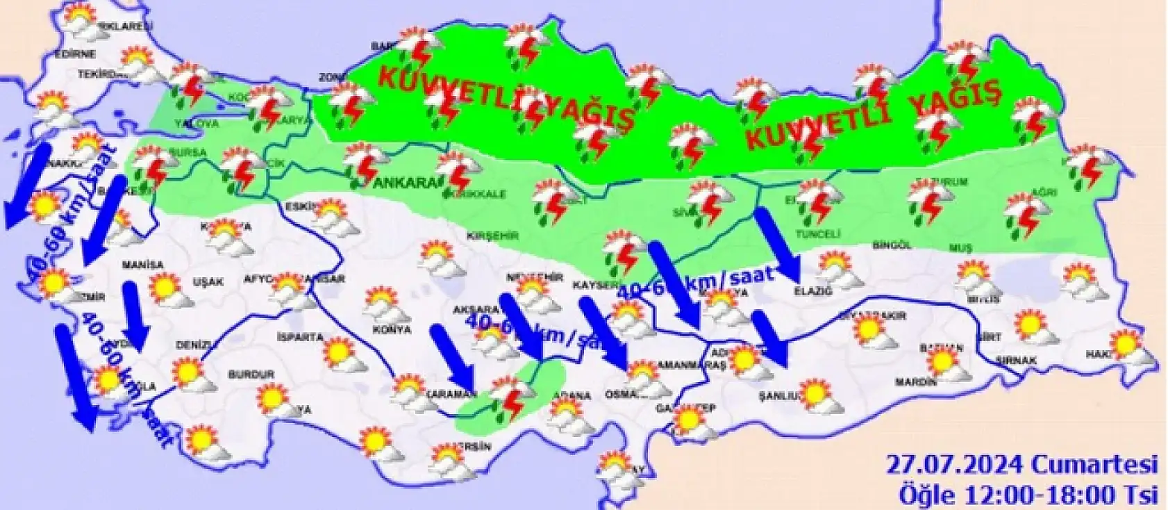 Meteoroloji 15 il için sarı ve turuncu kodlu uyarı yaptı: Sel ve su baskınlarına dikkat