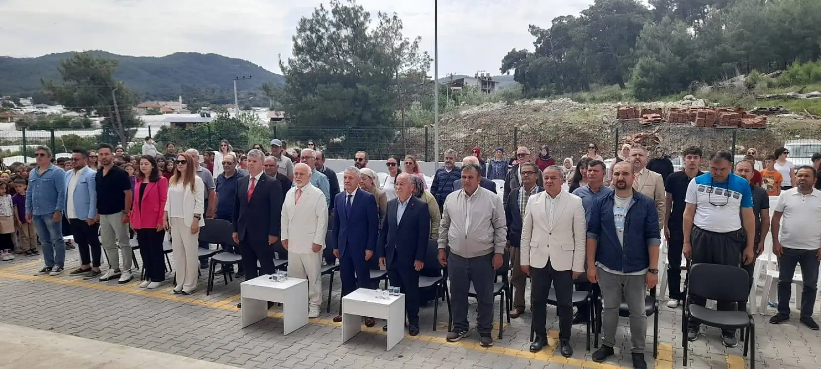 Fethiye'de Şehit Ali Galip Met İlkokulu'na anlamlı bağış