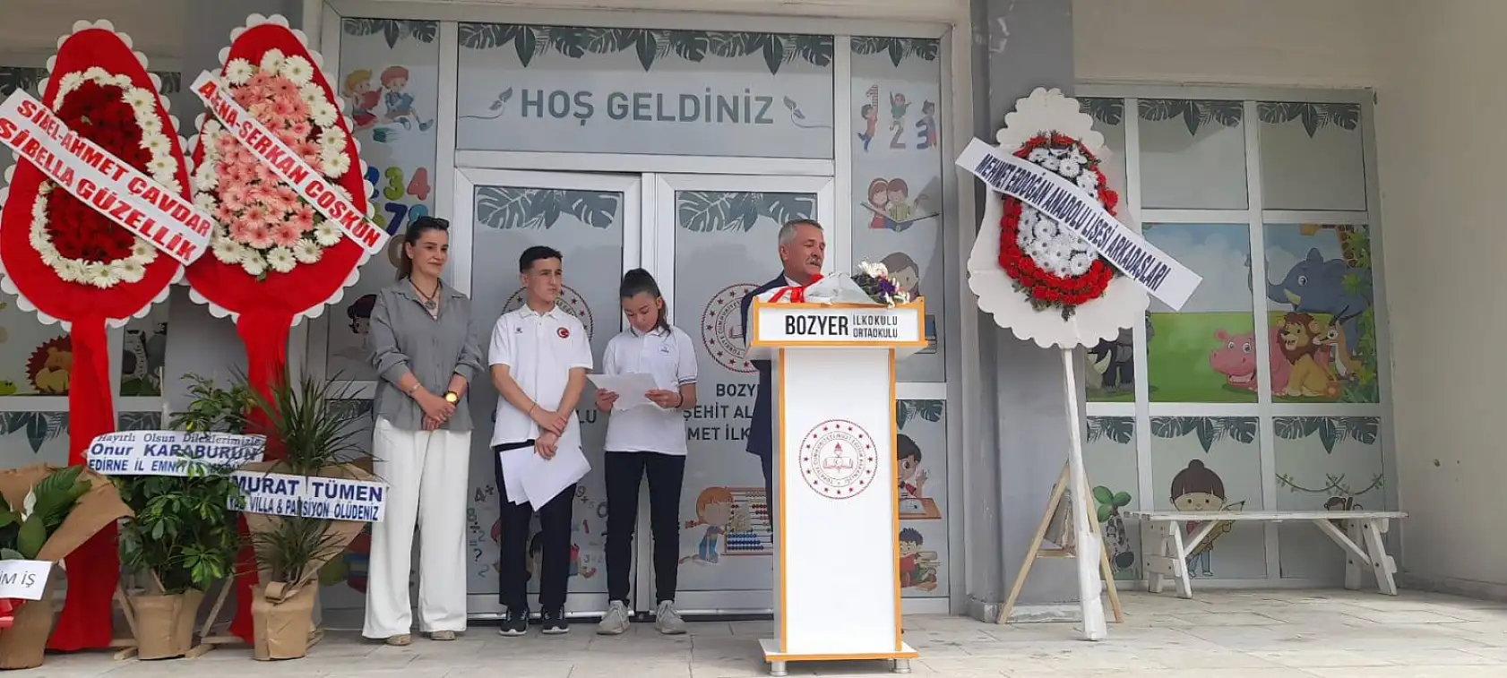 Fethiye'de Şehit Ali Galip Met İlkokulu'na anlamlı bağış