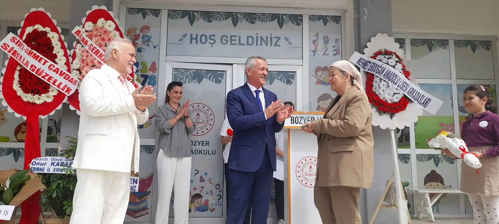 Fethiye'de Şehit Ali Galip Met İlkokulu'na anlamlı bağış