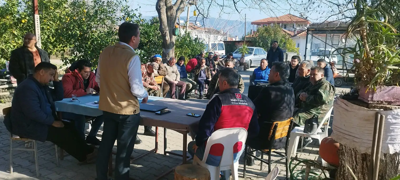 Muğla'da Çiftçilere tarım sigortası bilgilendirmesi