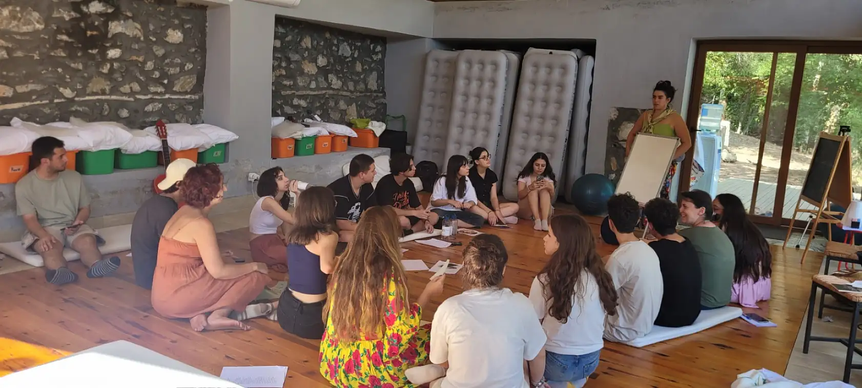 'Taş, Ses, Beden Atölyesi' Muğla'da Gerçekleştirildi