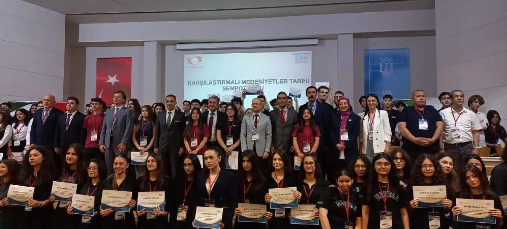 Muğla'da liseli öğrencilerden medeniyet tarihine ışık tutan sempozyum