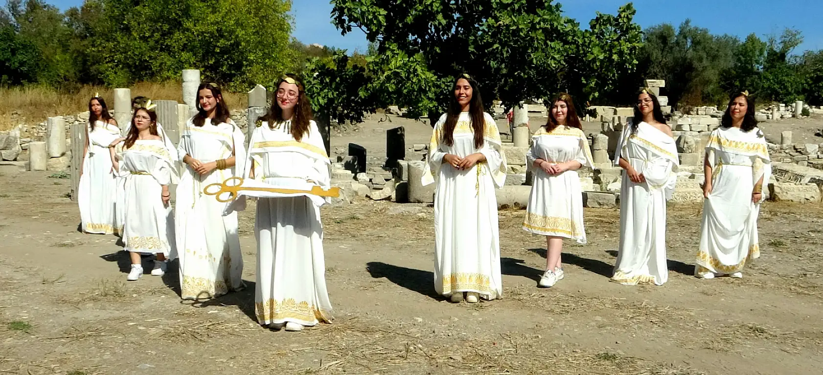 Stratonikeia'da 3 bin 500 yıllık anahtar taşıma töreni