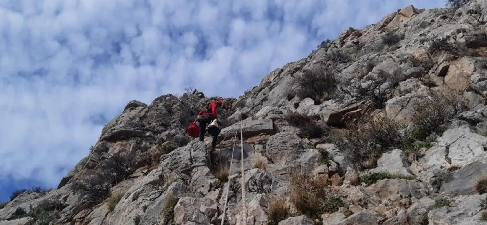 AKUT Fethiye ekibi, mahsur kalan keçileri kurtardı
