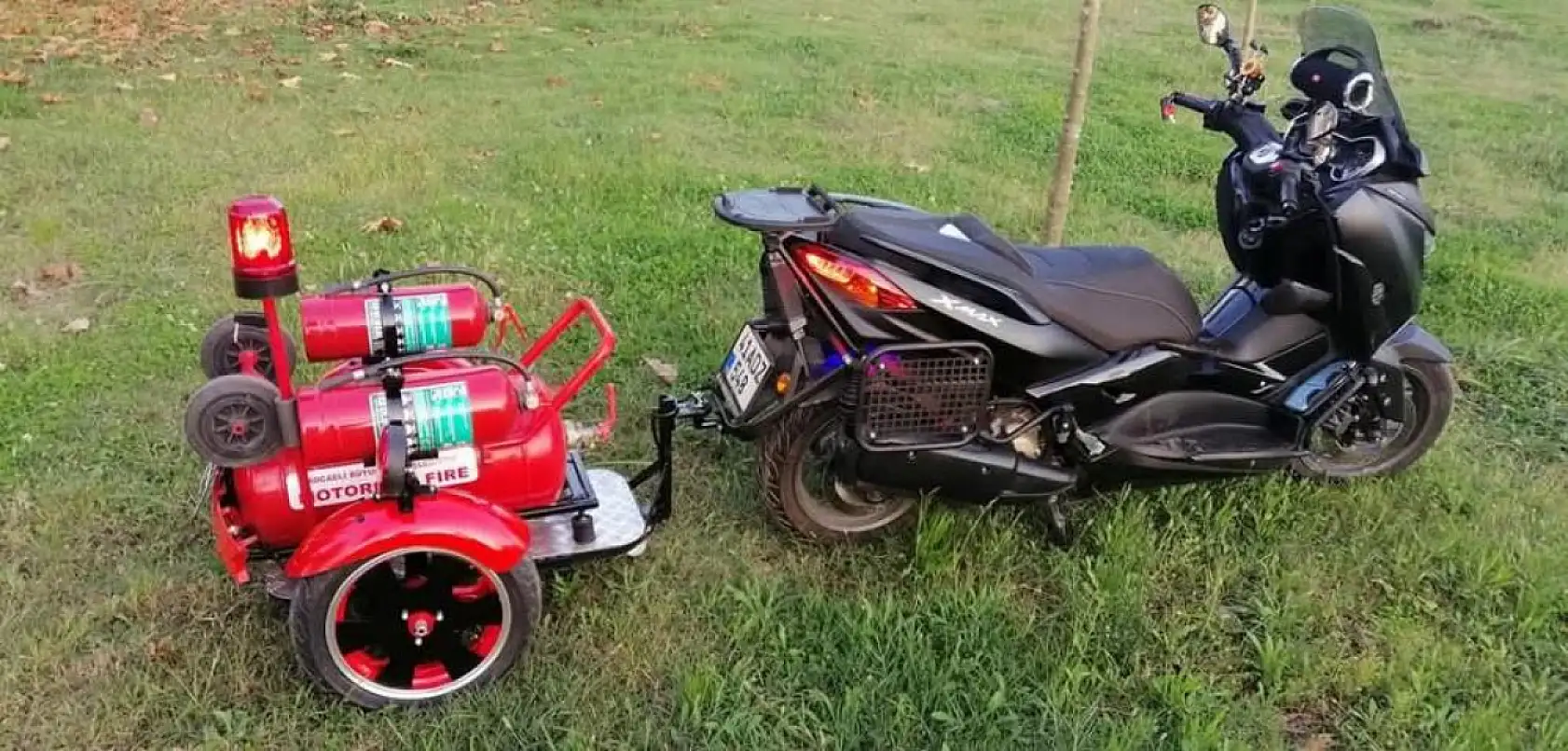 Vatandaşın geliştirdiği bu sistem yangını kıvılcım anında durduracak