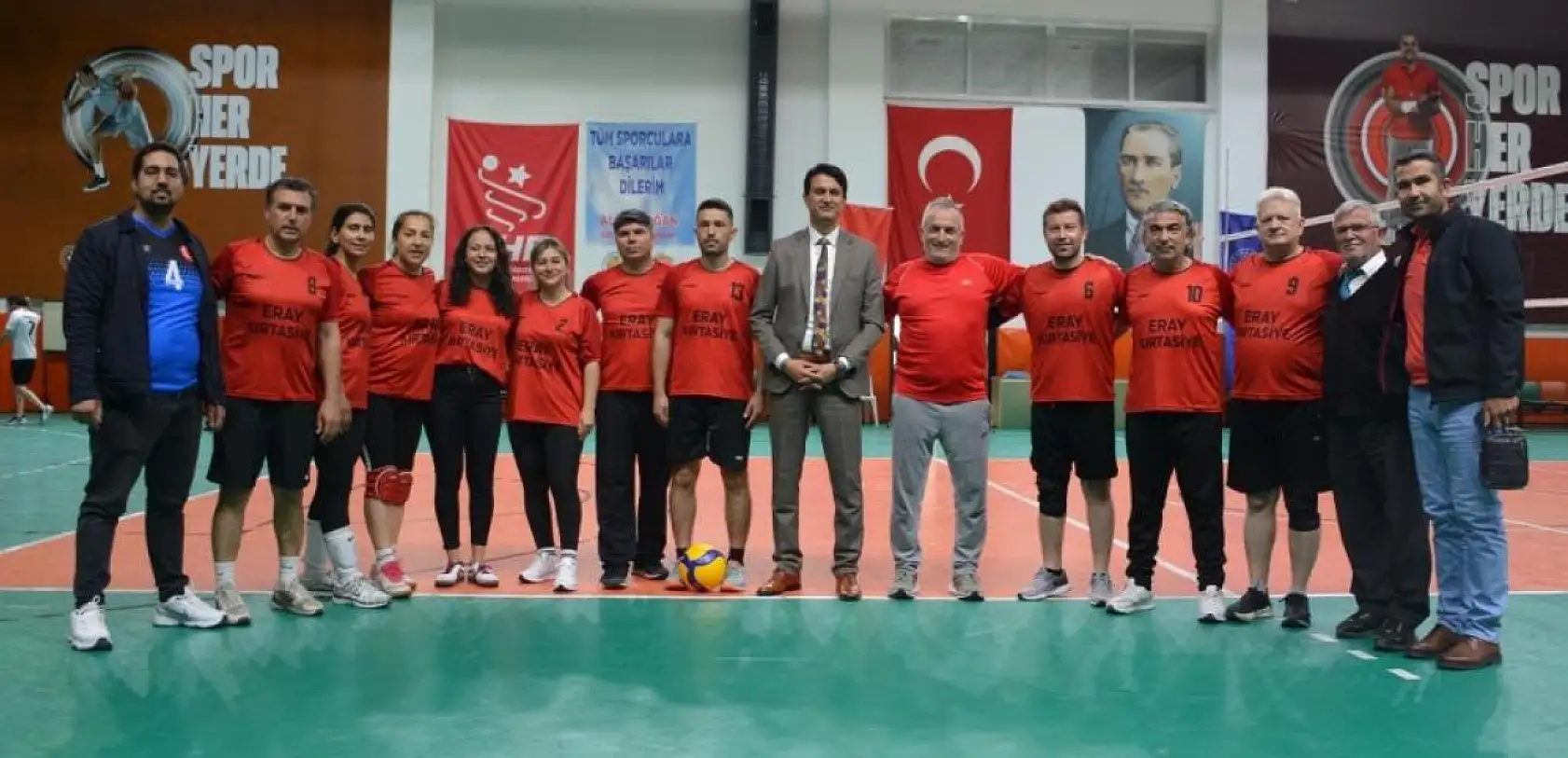 Köyceğizli ve Seydikemerli yöneticiler spor müsabakalarında buluştu