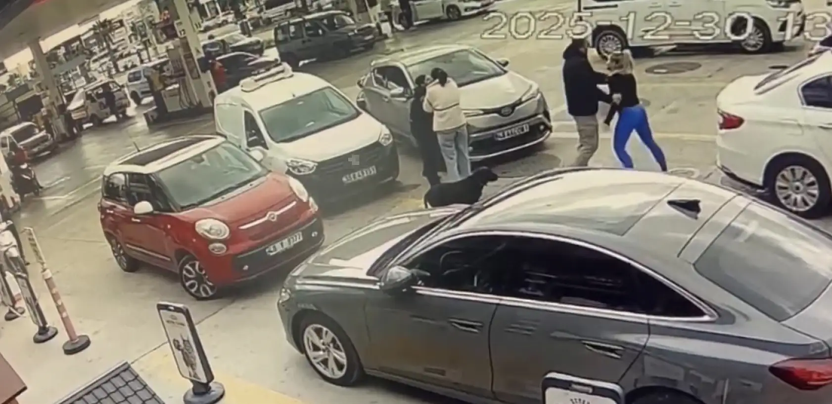 Bodrum'da maddi hasarlı kazanın kavgası büyük oldu