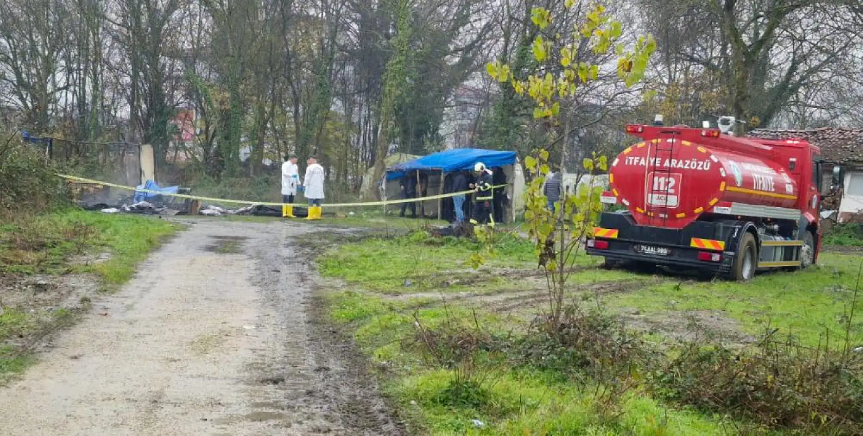 Baraka yangınında hayatını kaybetti