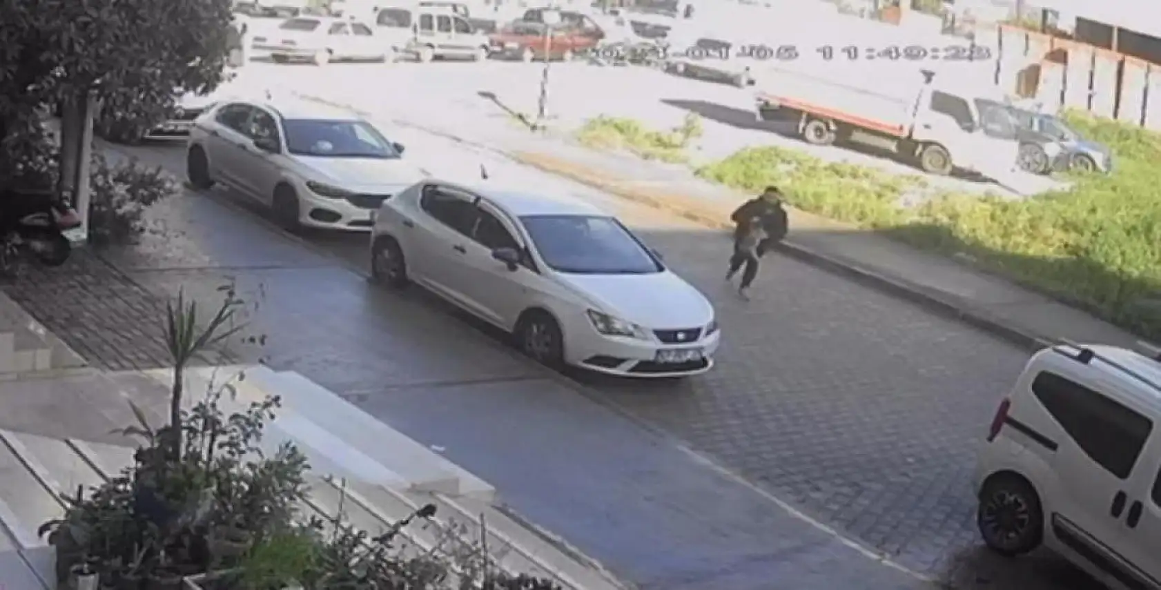 Otomobilin çarpıp kaçtığı kedi, sahibinin kucağında öldü