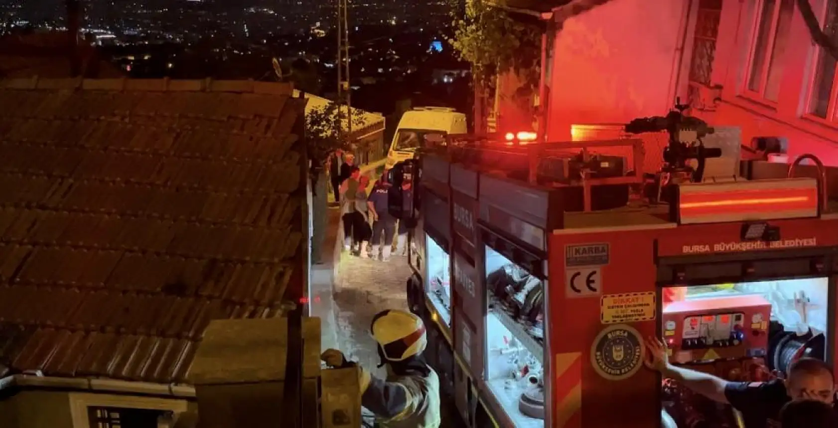 96 yaşındaki kadın yangında can verdi