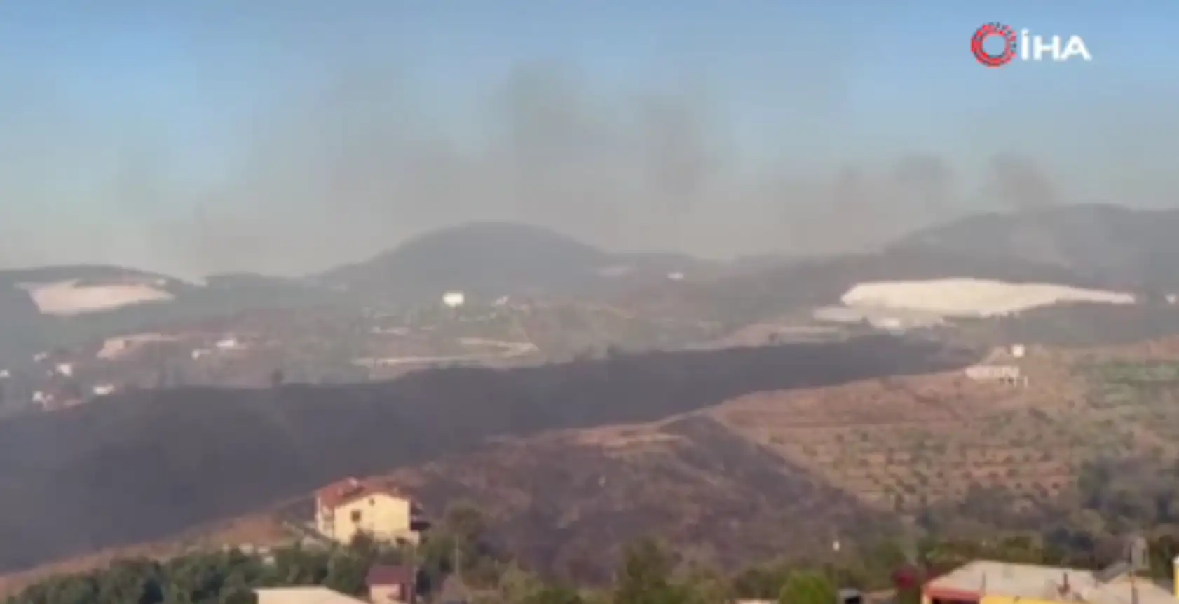 Alanya'daki orman yangını: Havadan ve karadan müdahale sürüyor, enerji düşürüldü