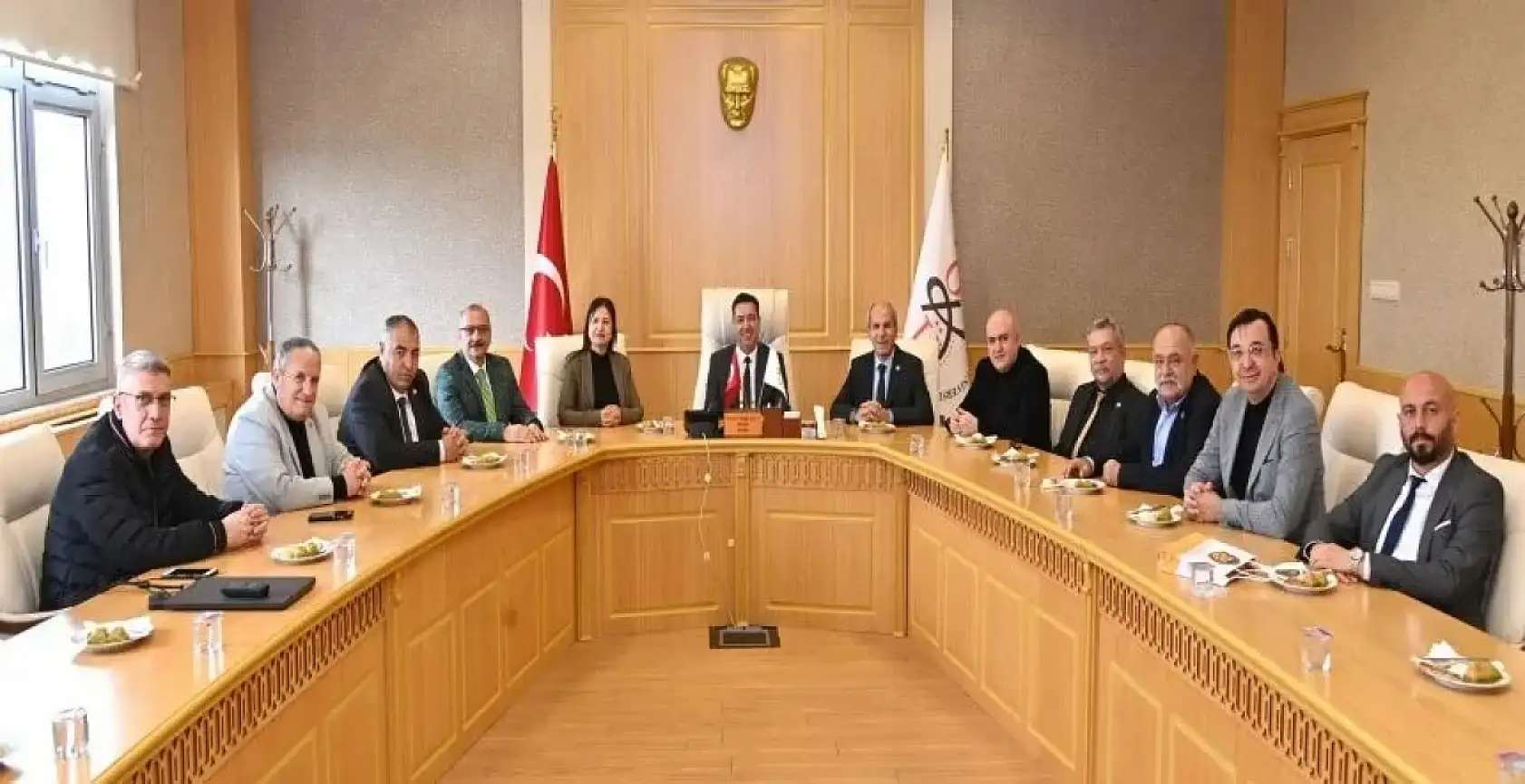 AGF Yönetimi ve BİK Genel Kurul Üyeleri OKÜ'de