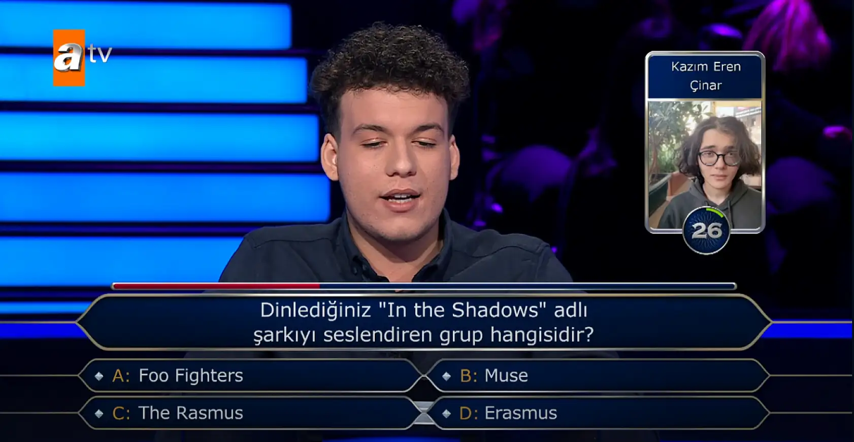 Fethiyeli Genç, Kim Milyoner Olmak İster'de Büyük Ödül İçin Yarıştı