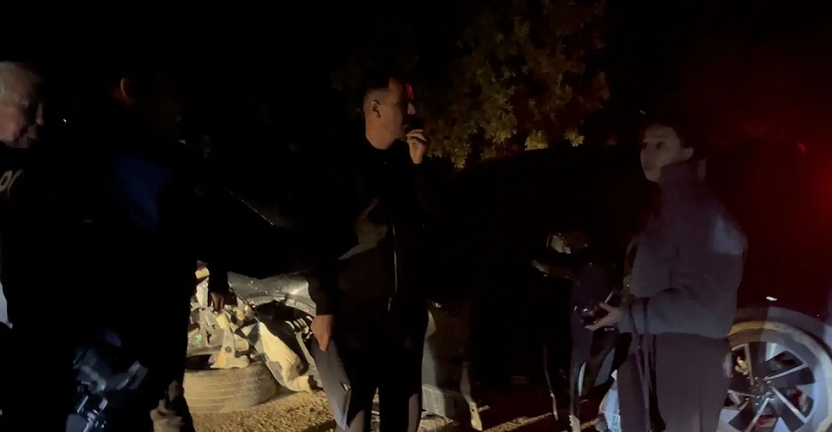 Korkunç kaza: Araç alev aldı, yangın ormana sıçradı