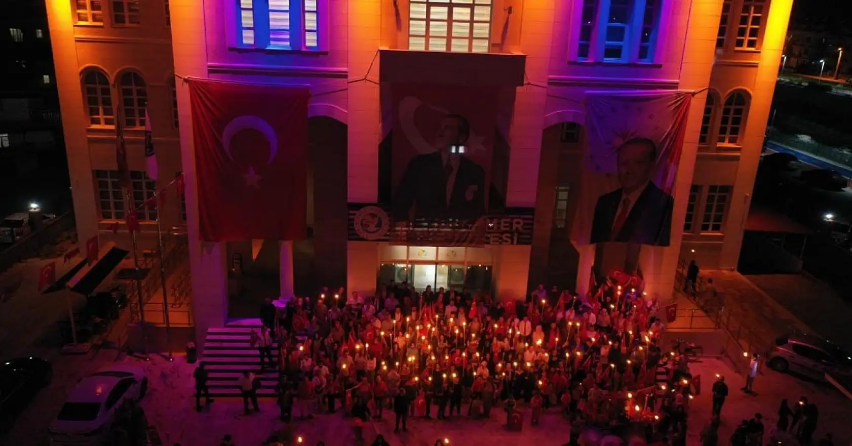 Seydikemer'de 100. Yıl Fener Alayı