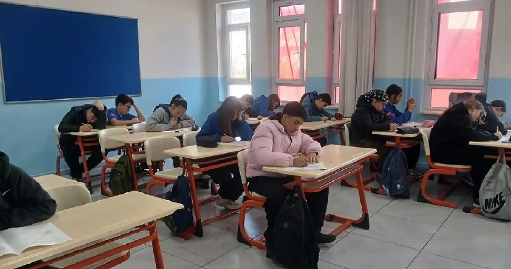 Menteşe İlçe Millî Eğitim Müdürü Kömürcü, ortak sınav uygulama süreçlerini inceledi