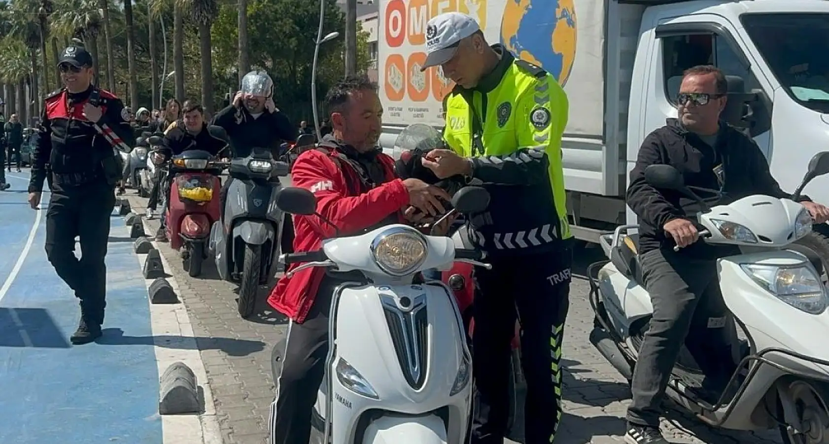 Marmaris'te sadece 4 ayda binlerce motosiklet sürücüsüne ceza yazıldı