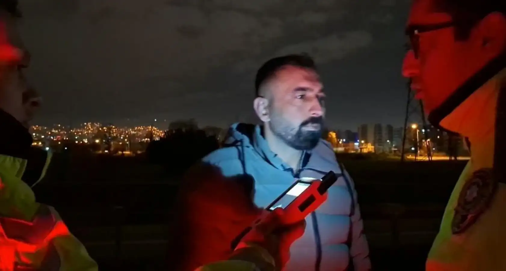 Lastiği Patladı Yine Durmadı: Alkollü Şoför ortalığı birbirine kattı