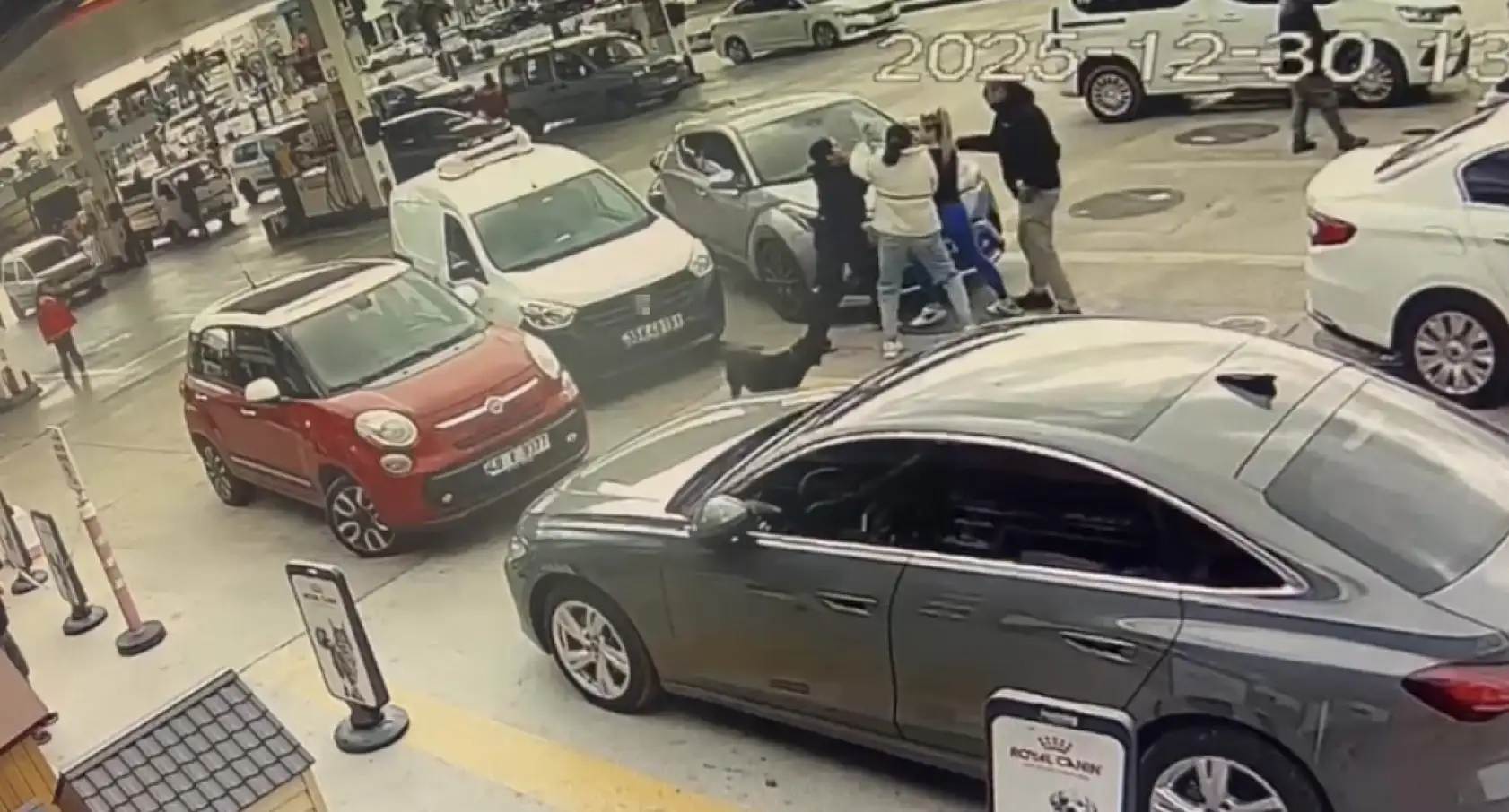 Bodrum'da maddi hasarlı kazanın kavgası büyük oldu