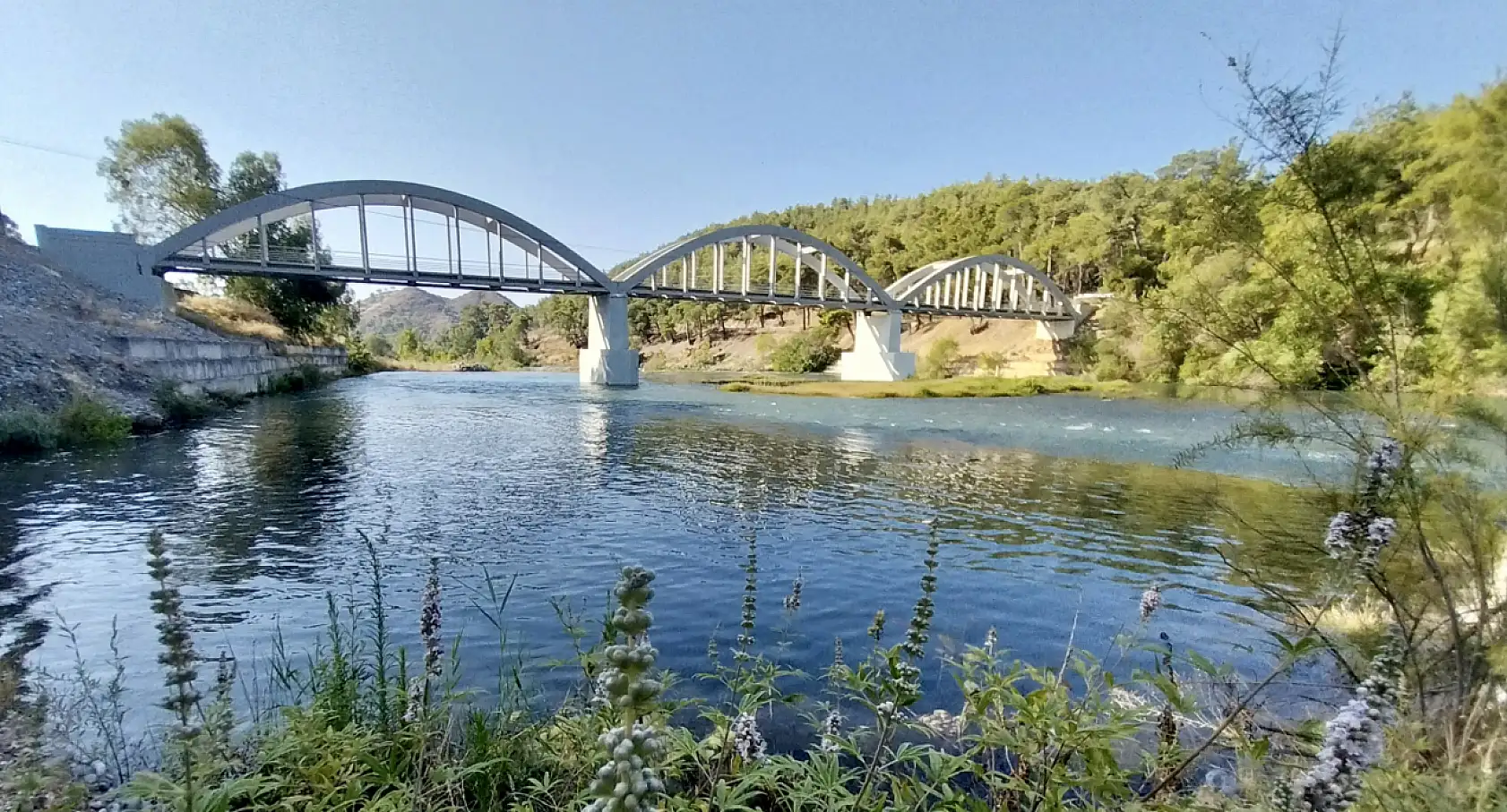 Muğla'daki tarihi Atatürk Köprüsü restore edildi
