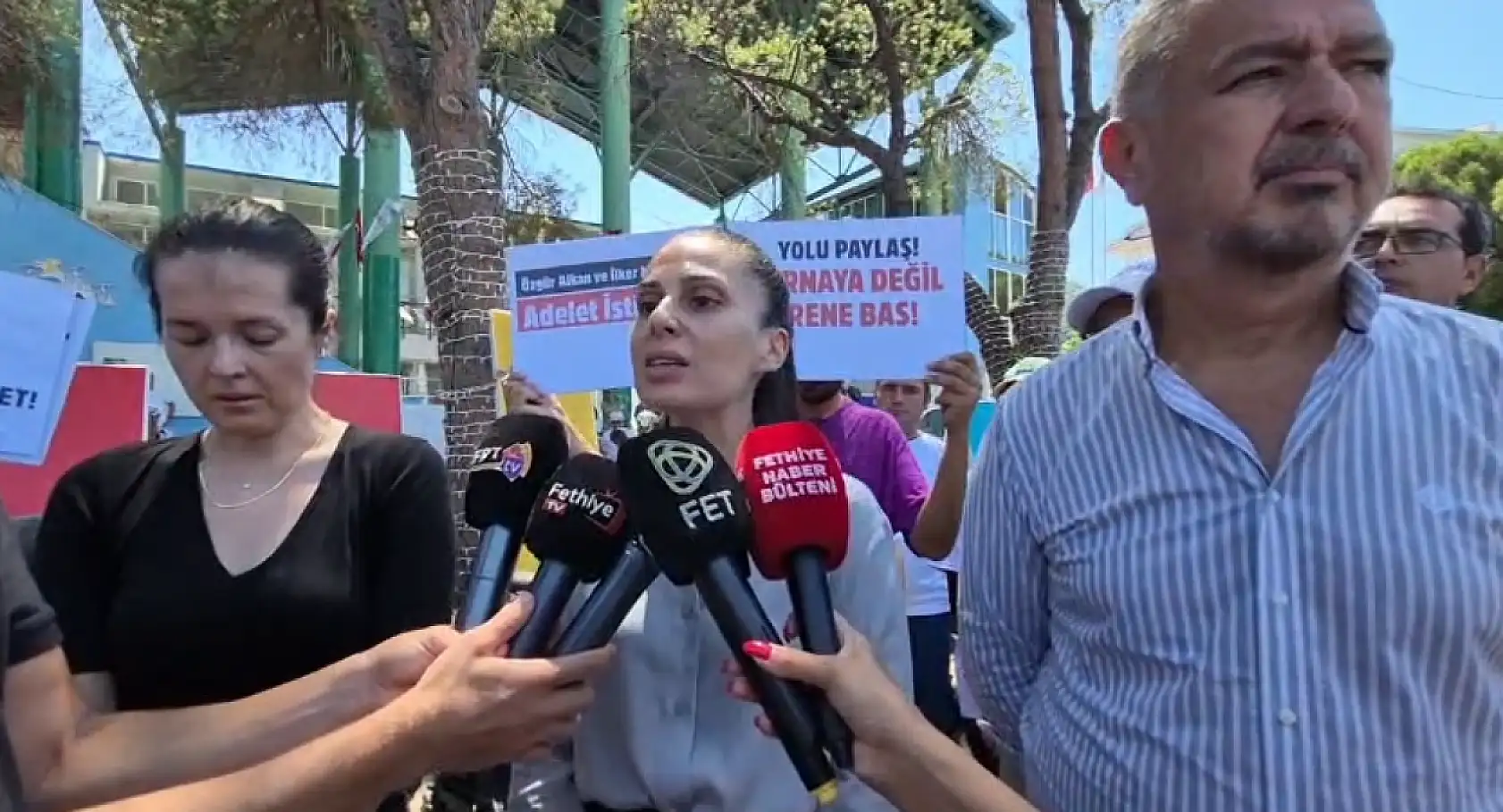 Fethiye'de Özgür Alkan ve İlker Muallim İçin Adalet Çağrısı