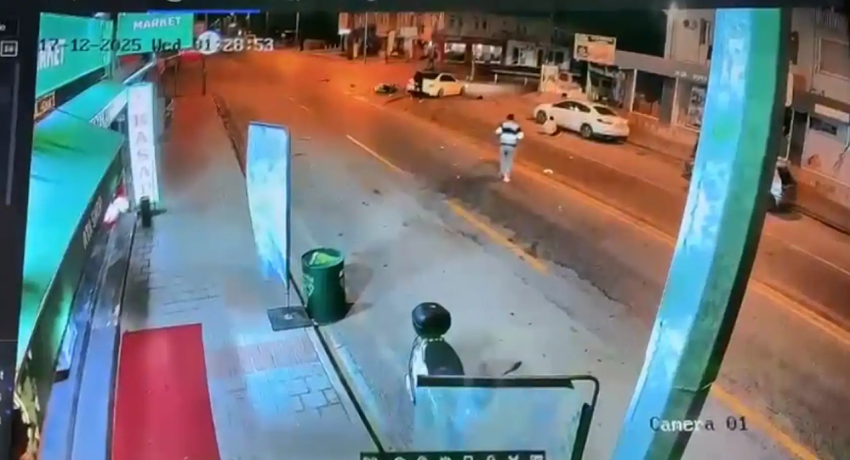 Fethiye'de feci kazada yaralı motosikletlinin kolunda 2 kırık ve bacağına 35 dikiş atıldı