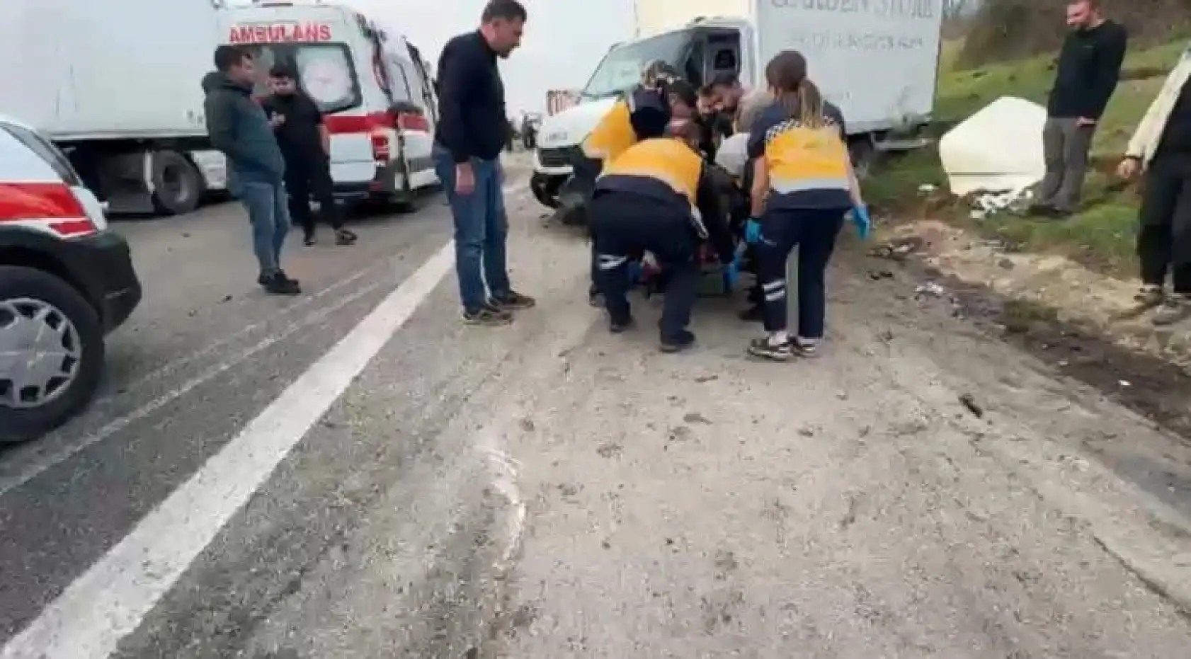 Şeker Pancarı Yüklü Tırın Neden Olduğu Kazada Bir Kişi Hayatını Kaybetti