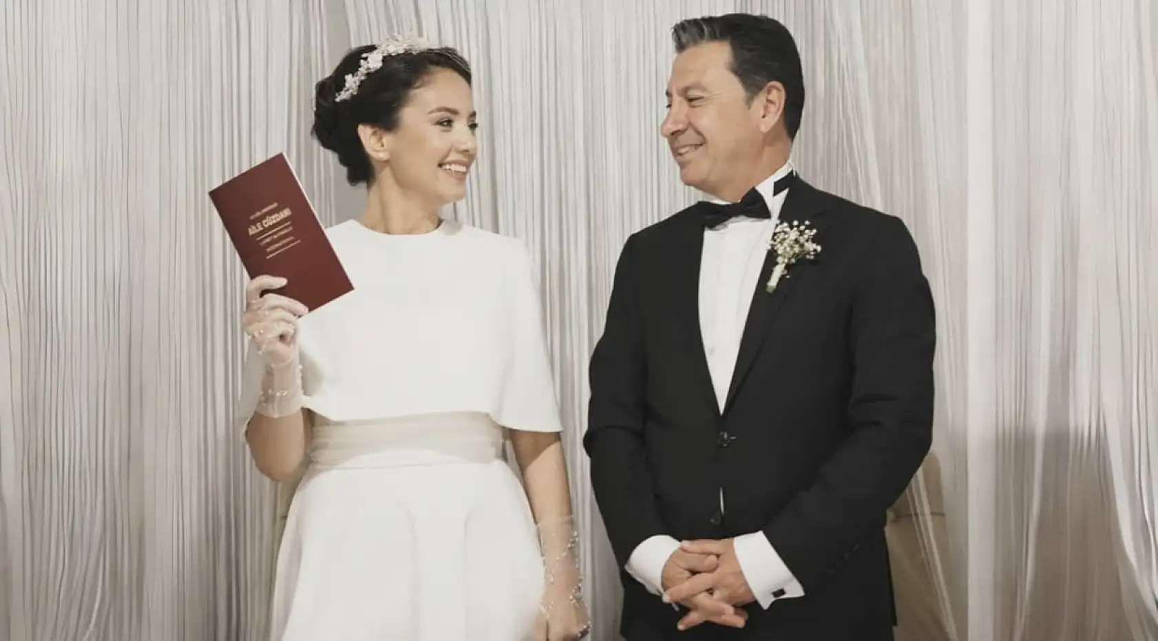 Gonca Köksal ve Ahmet Aras dünya evine girdi