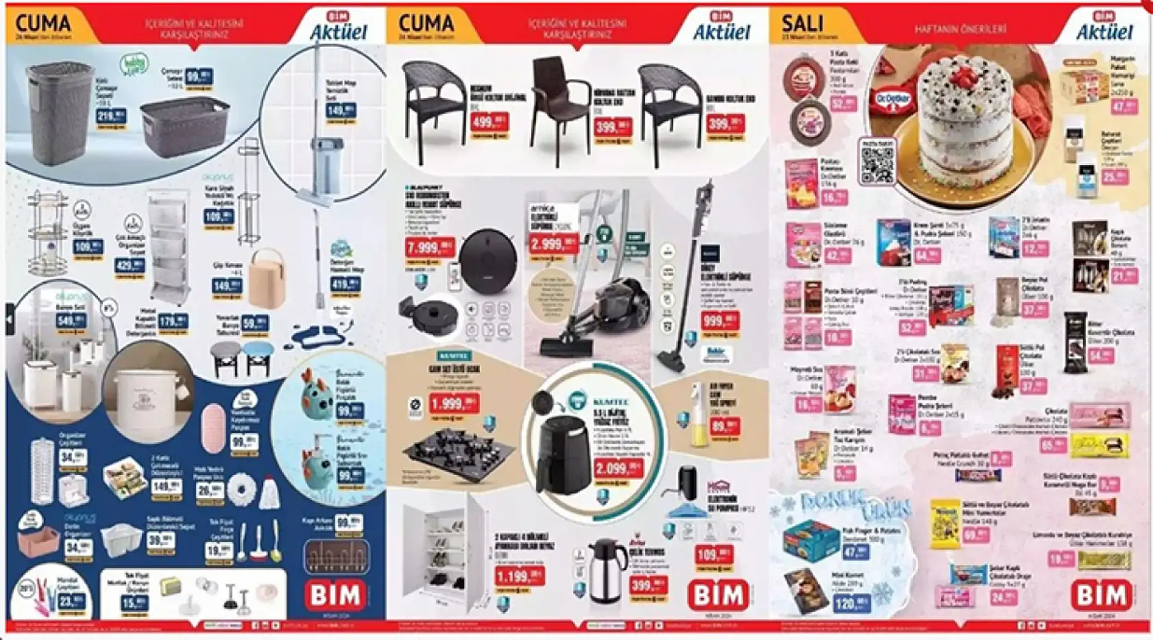 Bim Aktüel 23-26 Nisan Kataloğu Salı Ve Cuma Küçük Ev Aletlerinde Dev Fırsat