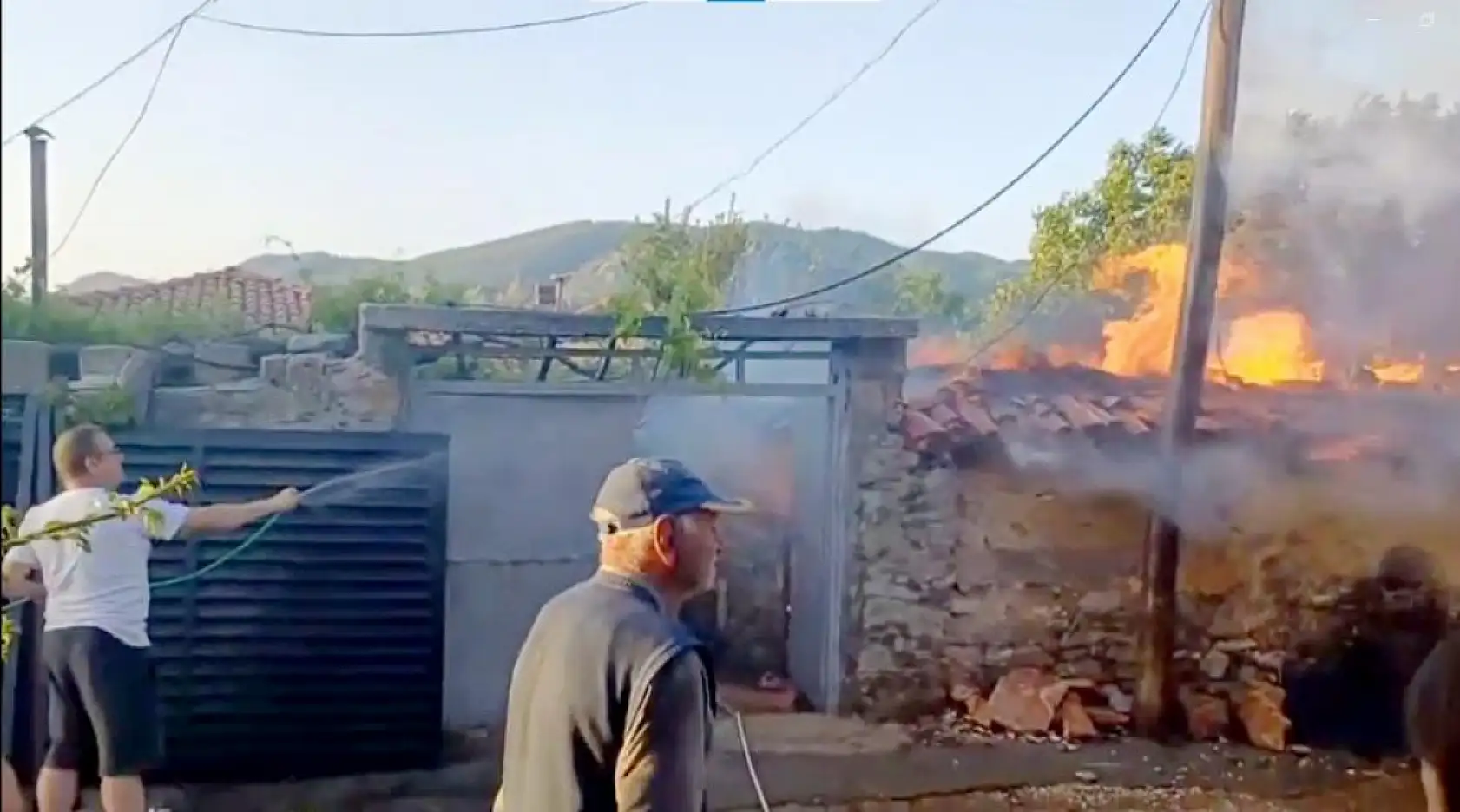 Muğla'da korkutan yangın