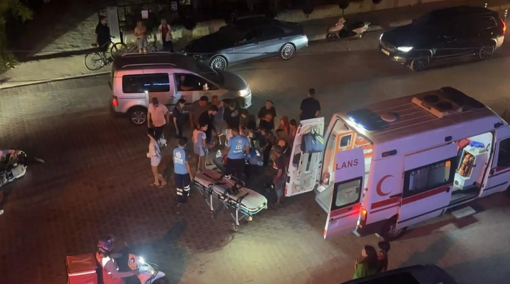 Fethiye'de motosikletle otomobil çarpıştı: 1 yaralı