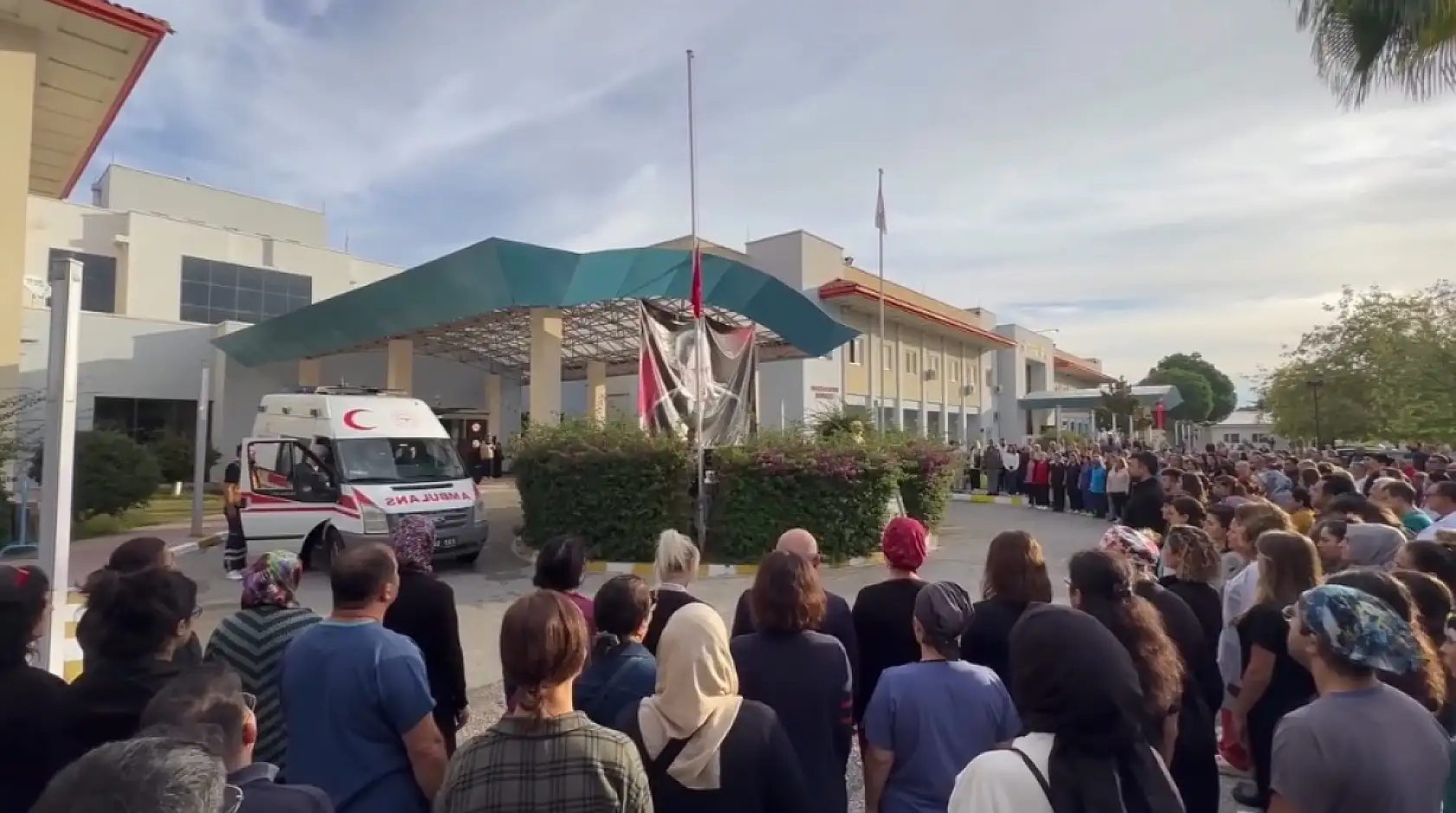 Fethiye Devlet Hastanesi'nde anlamlı anma töreni