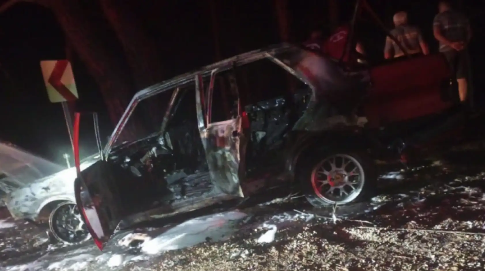 Seyir halinde alev topuna döndü, yangın ormana sıçramadan söndürüldü