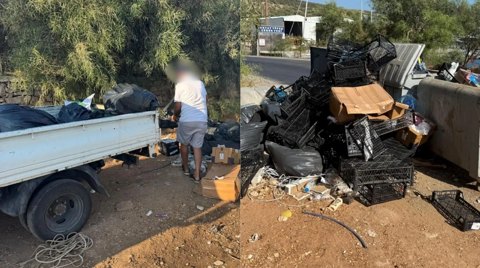 Bodrum Zabıta ekiplerinden çevreyi kirletenlere ceza