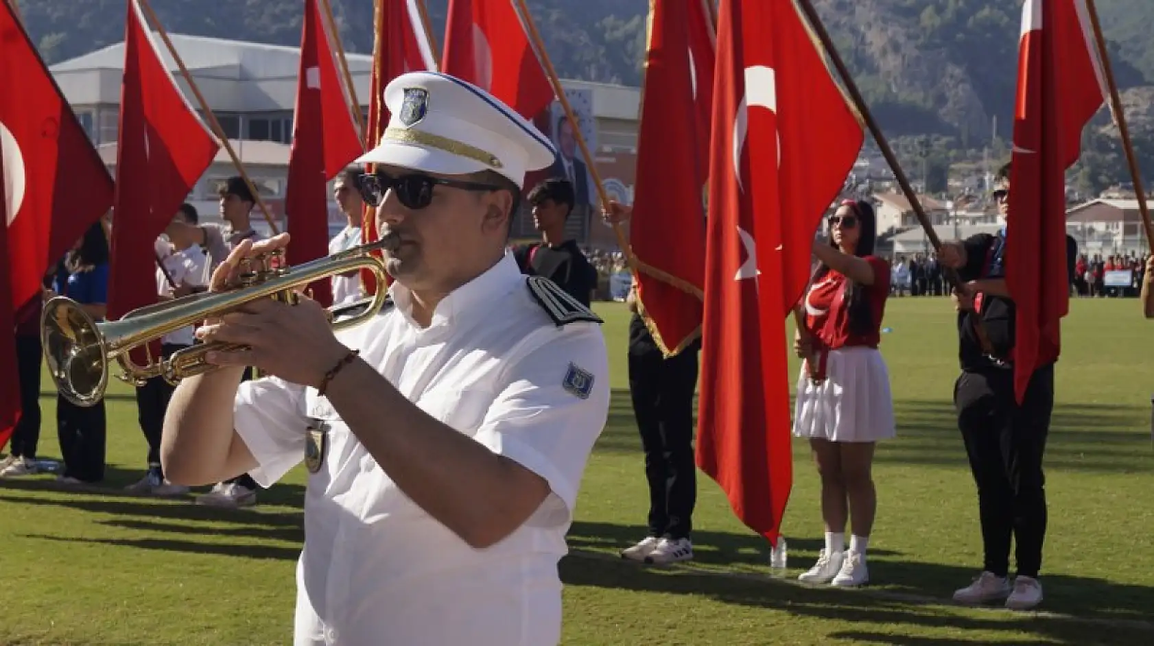 Fethiye'de coşkulu 29 Ekim kutlaması