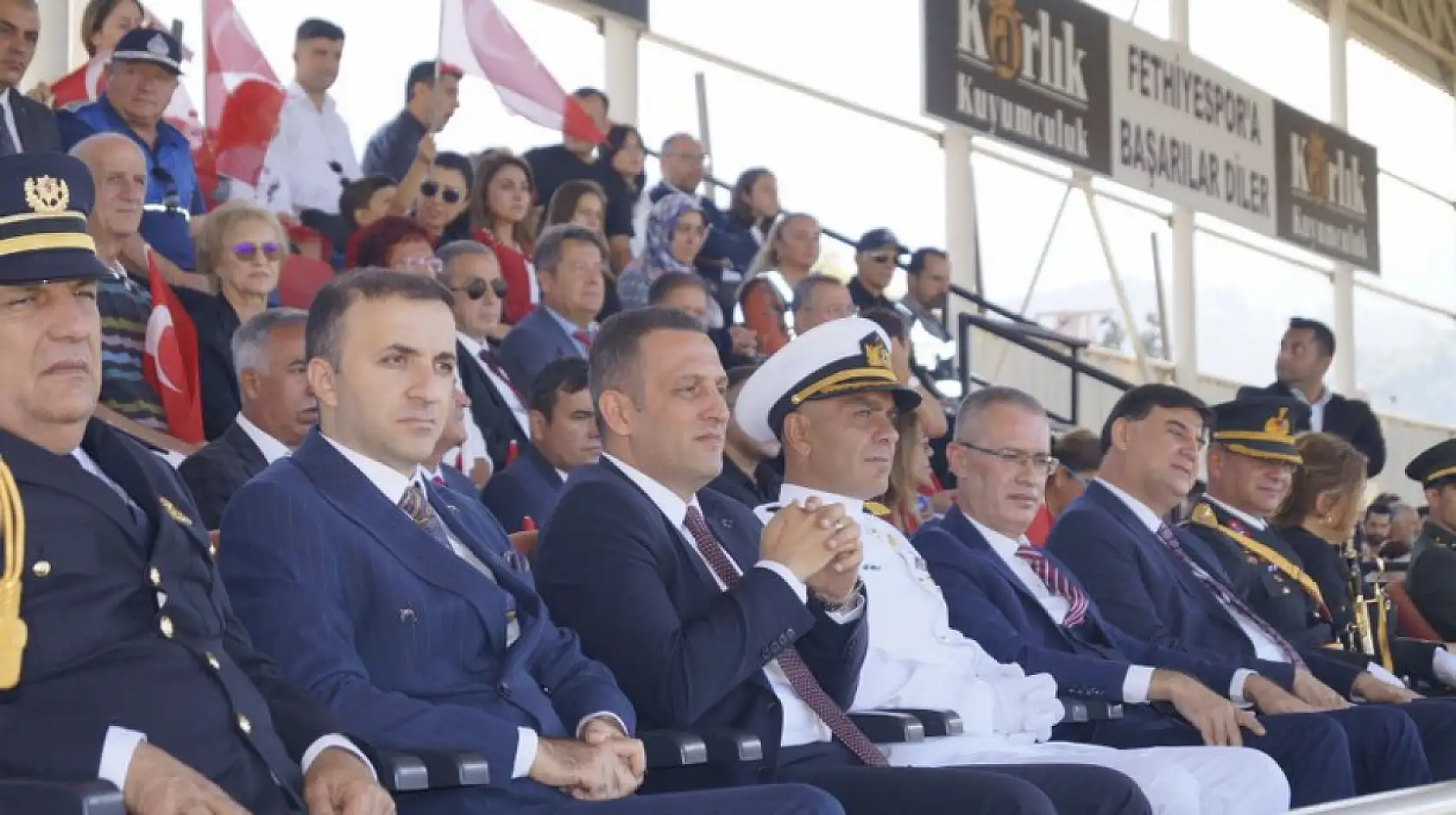 Fethiye'de coşkulu 29 Ekim kutlaması