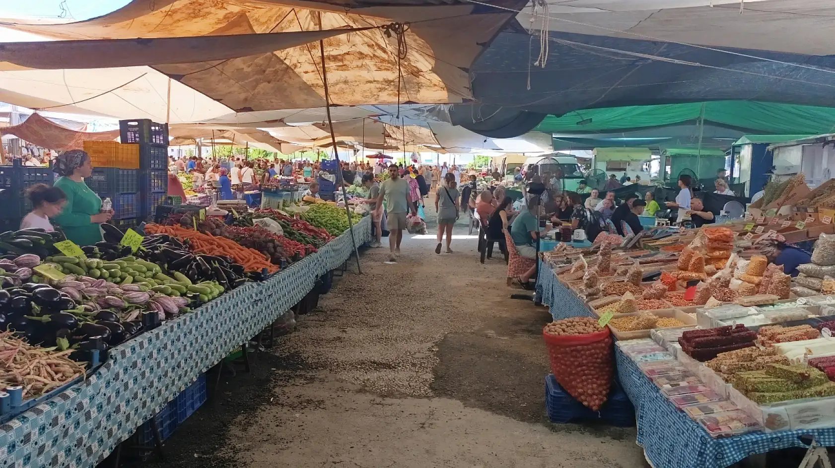 Fethiye Pazar esnafı Koyuncu, 'İşler beklenenin altında'