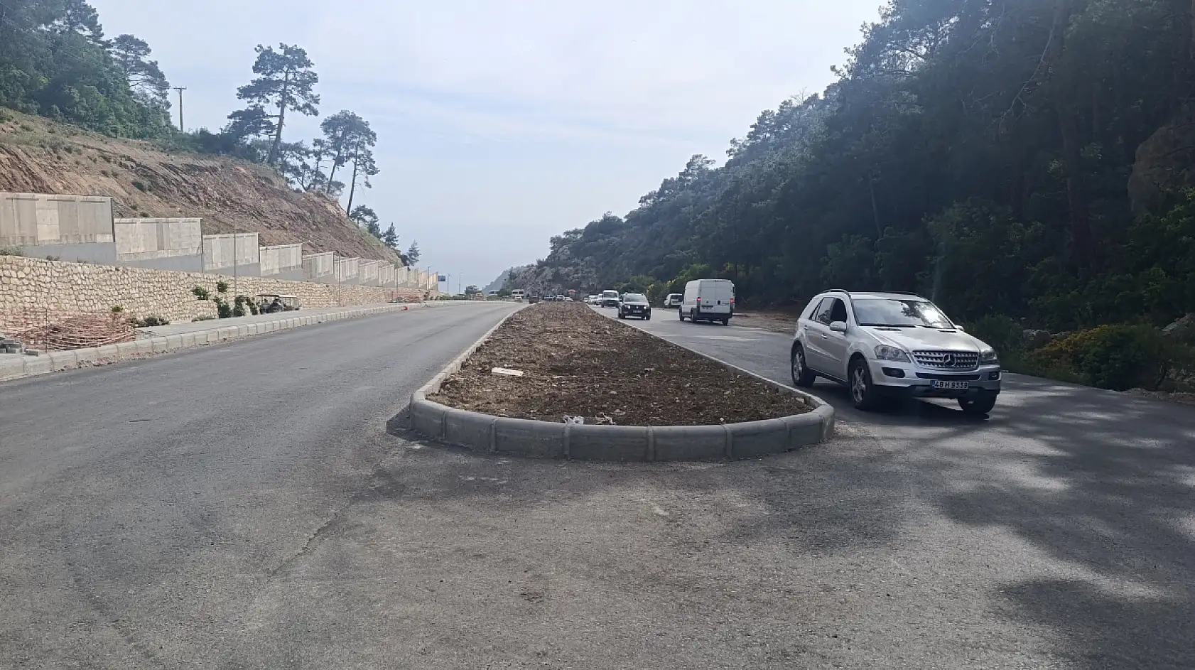 Fethiye Ölüdeniz yol çalışmalarında sona yaklaşıldı